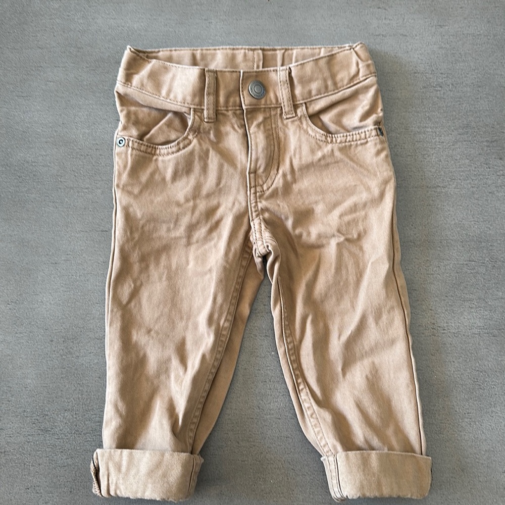 H&M toddler boy camel jeans